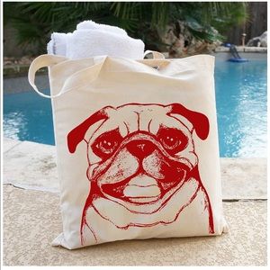 Pug Tote Bag